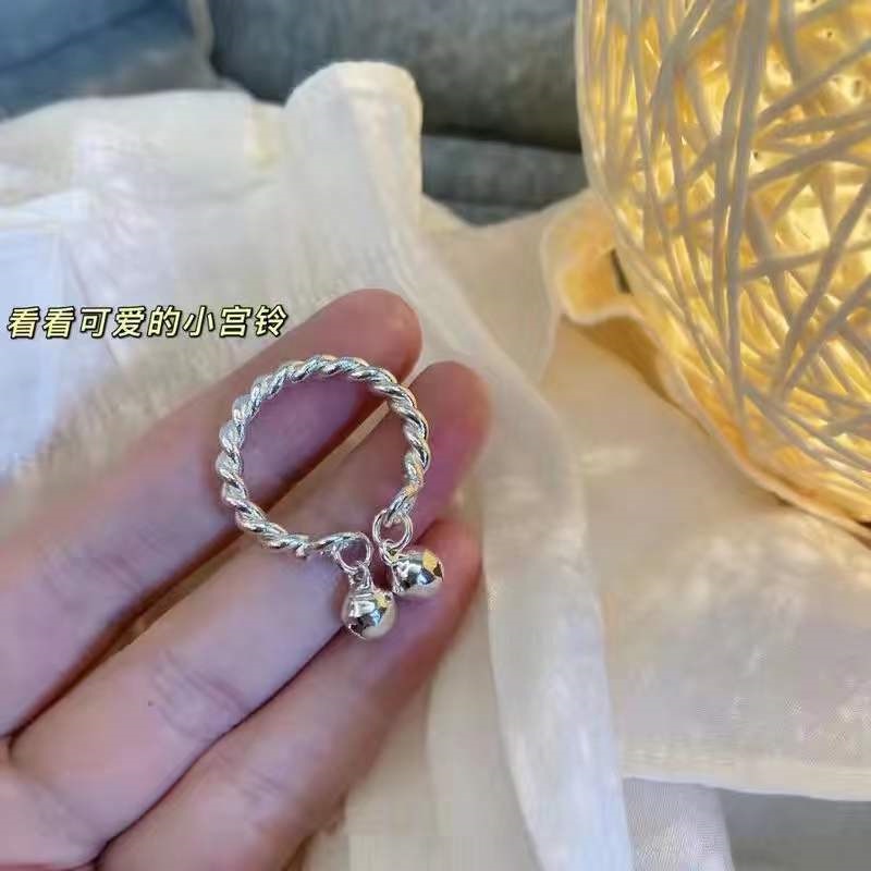 cincin perak Bel Gaya Korea Untuk Wanita korea couple fashion