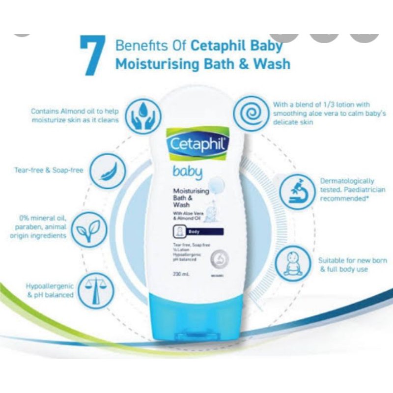 manfaat cetaphil baby moisturising bath and wash