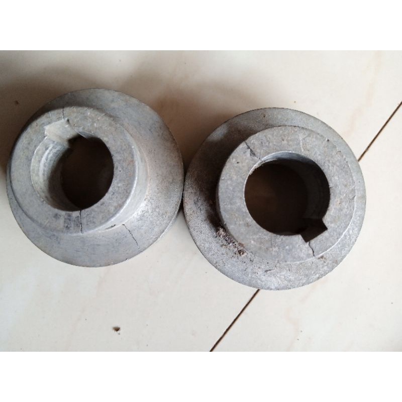 puli poli lubang tengah 24 mm untuk dinamo 1 hp