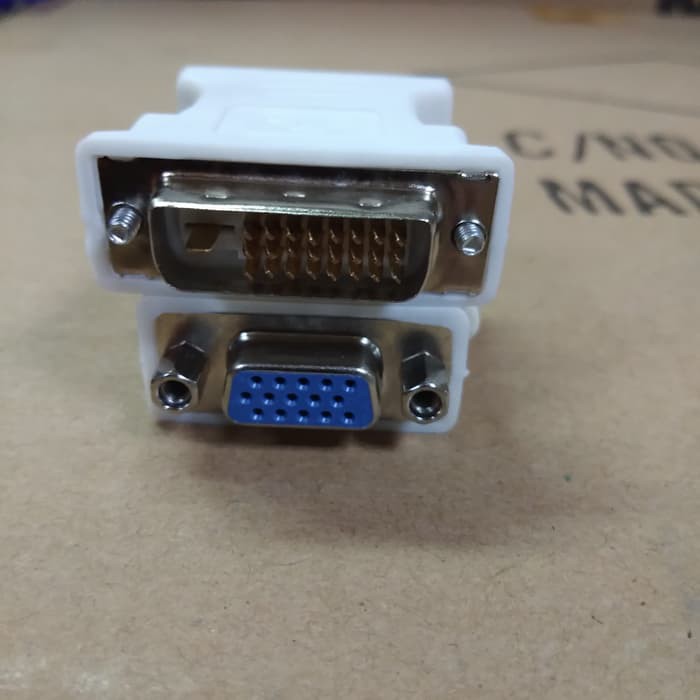 Konektor DVI 24+1 Male To VGA Female 15Pin