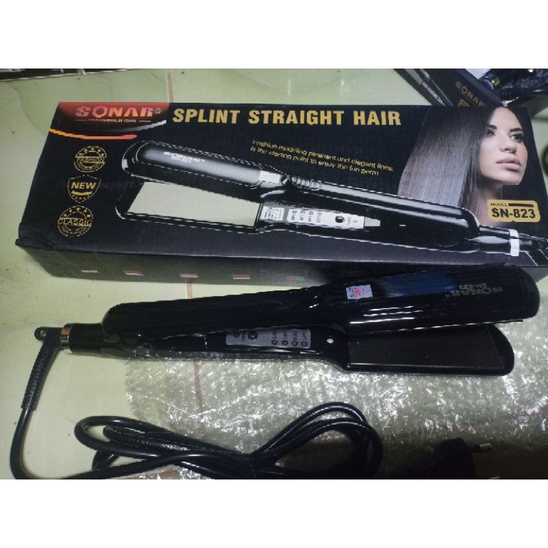 catok rambut sonar sn823 alat pelurus rambut