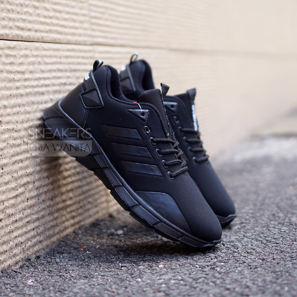 - Sepatu Sekolah - Sepatu Full Hitam - Sepatu Running - Sepatu Gym