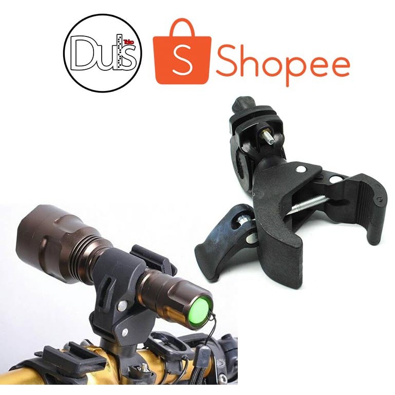 BRACKET MOUNT HOLDER SEPEDA BRACKET LAMPU SEPEDA