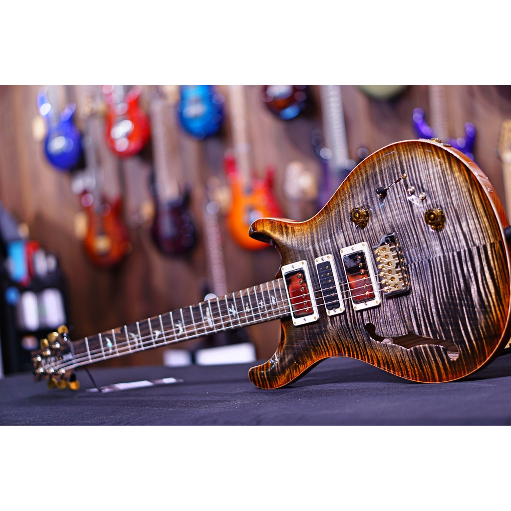 PRS Special wood library Semi hollow Burnt Maple leaf 0318377