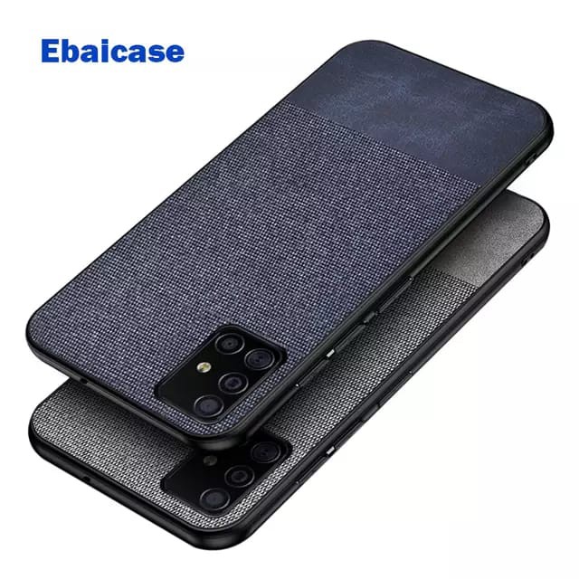 Samsung A13 A23 5G 4G A72 A22 A32 Soft Case Fabric Denim