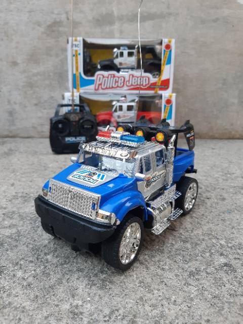 RC CAR JEEP POLICE EDUKASI MAINAN MOBIL REMOTE CONTROL ANAK EDUKATIF