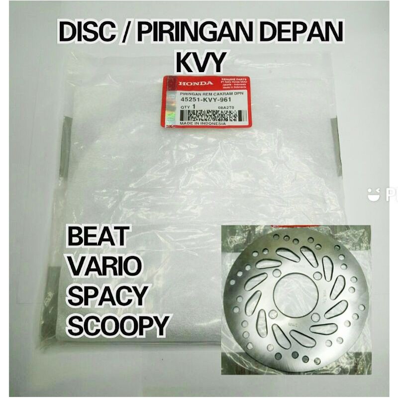 Piringan depan BEAT VARIO SPACY SCOOPY VARIO 125 LED VARIO 150 LED NEW