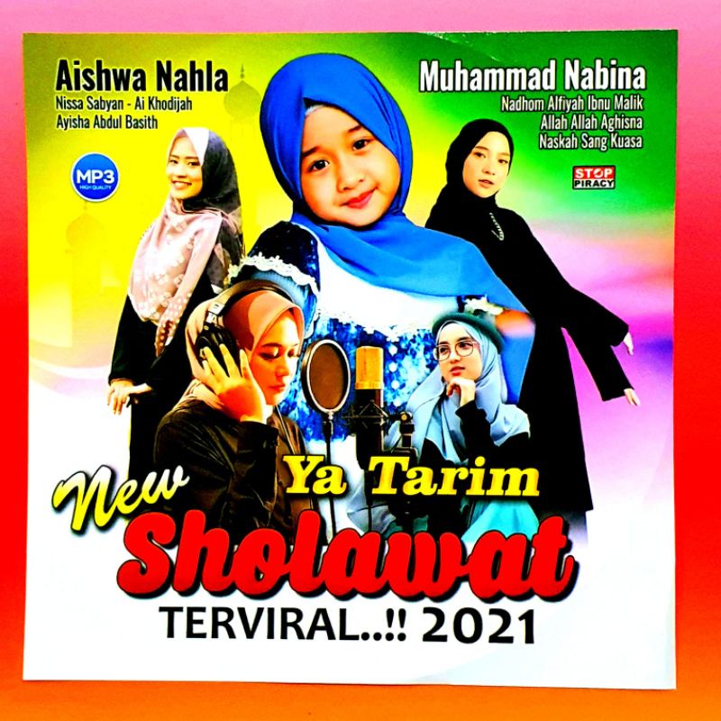 KASET CD MP3 AUDIO MUSIK 150 LAGU SHOLAWAT ANAK TERBARU