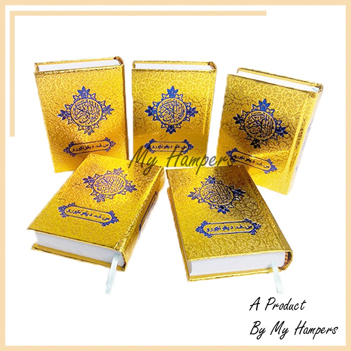 Alquran Saku Mini Alquran Kecil Cover Emas Kantong Mini Kecil Al Qur'an Murah Non Terjemah Premium