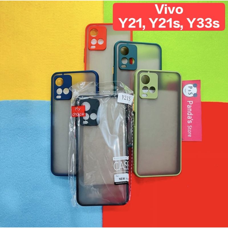 Case Vivo Y20 Y12s Y20i Y20s Y21 Y21s Y33s Y21T My choice Polos + Ring Kamera / Pelindung Kamera (PsS)