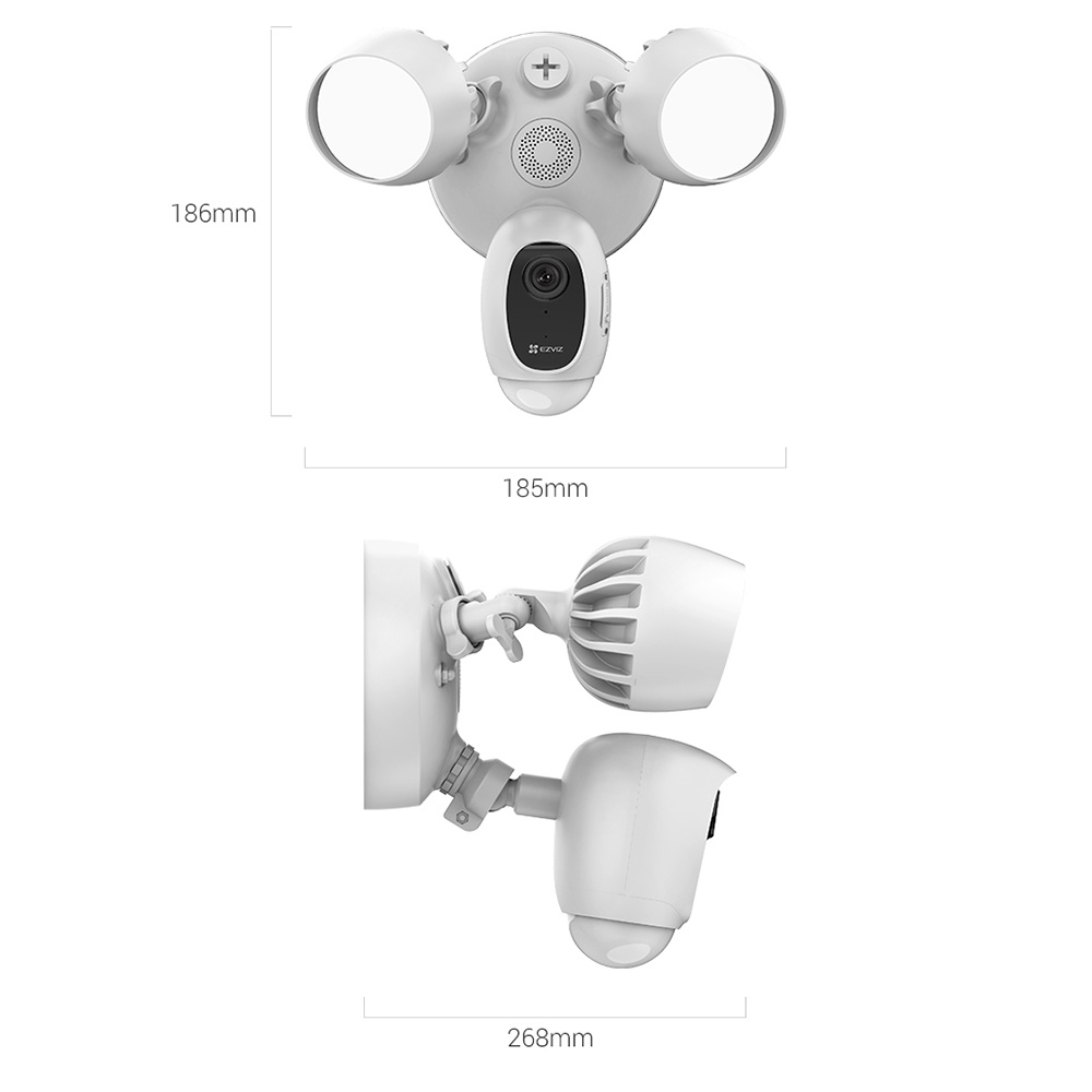 Ezviz LC1C Smart Security Light Camera IP Kamera Dengan Lampu