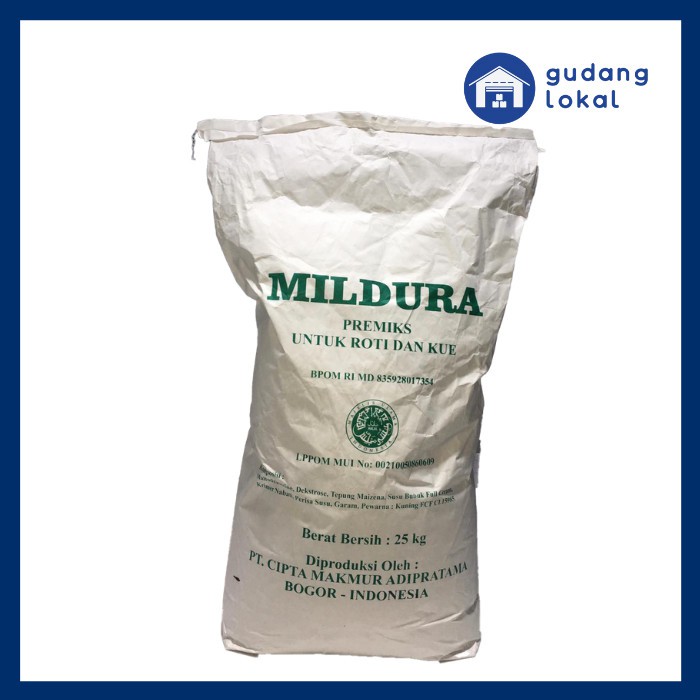 

Susu Bubuk Full Cream Mildura 25Kg Premix
