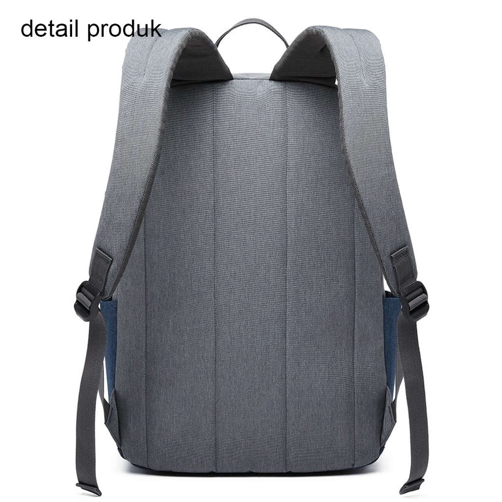 NAURIL-Tas Ransel Laptop Kasual,Tas Punggung,Tas Laptop Trendy EIBB,Backpack Up To 14inch,Tas Gandong Pria Wanita