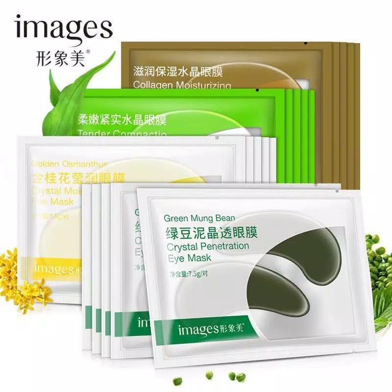 [PAKET USAHA ISI 45 PCS] MASKER MATA IMAGES RANDOM/CAMPUR EYE PATCH EYE MASK ORIGINAL. MASKER MATA.