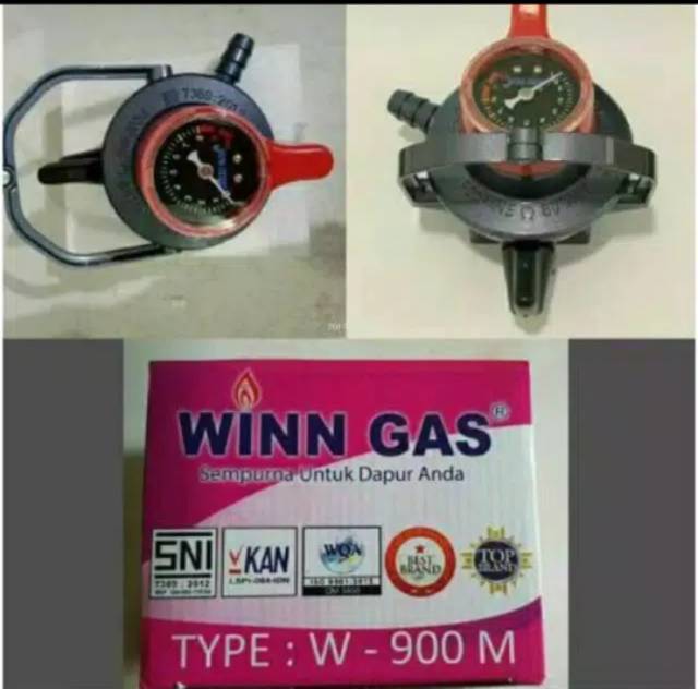 Regulator win gas triple lock anti bocor w - 900