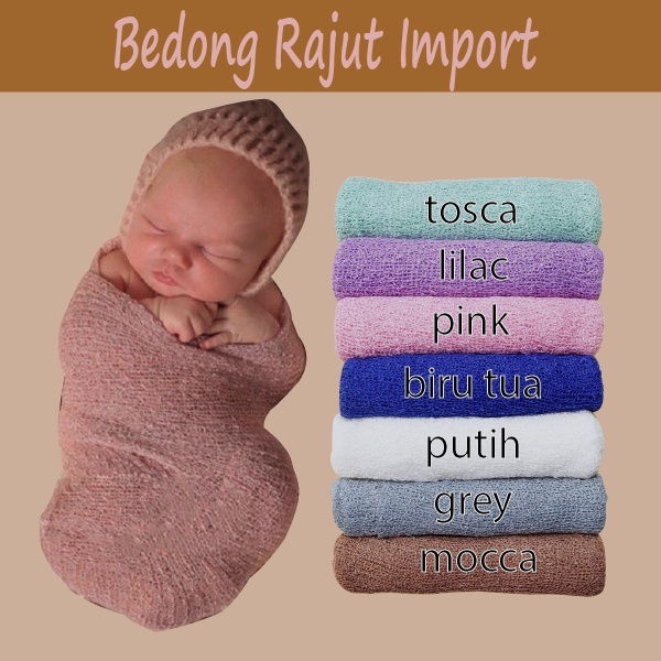 (bisa pilih warma ) BEDONG RAJUT Selimut Bungkus Rajut Stretch Untuk Properti Fotografi Selimut Model Lilit bahan rajut bedong rajut foto newborn selimut bayi model lilit untuk photography Bedong Selimut Bungkus Rajut Stretch Untuk Properti Fotografi Seli