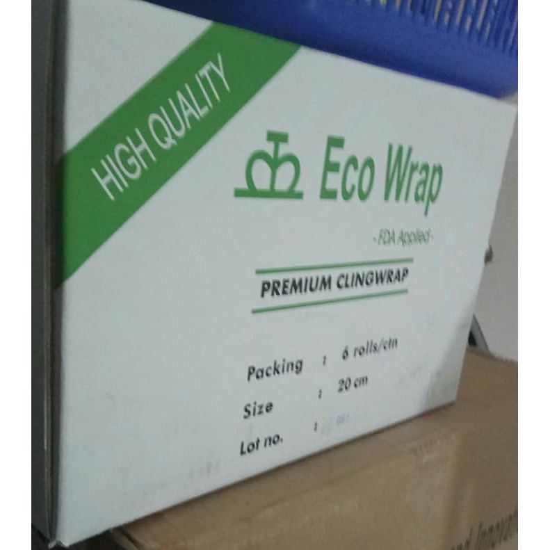 

Plastik Wraping Eco Wrap 35 cm 1 dus isi 6 roll