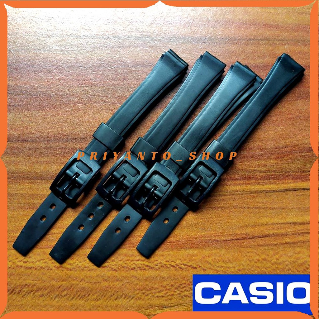 Strap Tali Rubber Jam Tangan Karet 12mm Casio Universal