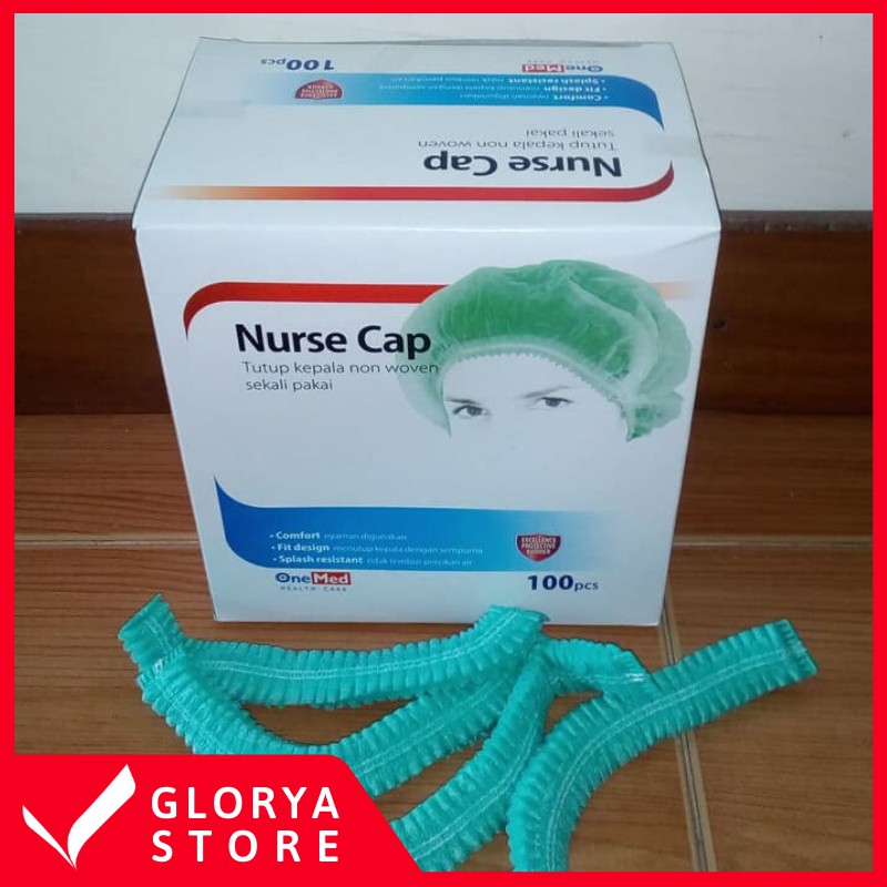 Jual NURSE CAP ONEMED - TOPI PERAWAT PERLENGKAPAN MEDIS | Shopee Indonesia