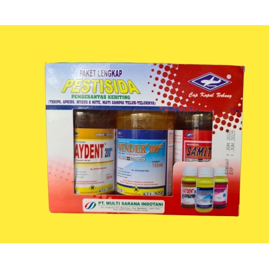 [GRATIS ONGKIR] Paket Lengkap Pestisida Pemberantas Keriting Dan Kutu Kutuan Tanaman Cabe Kemasan 10