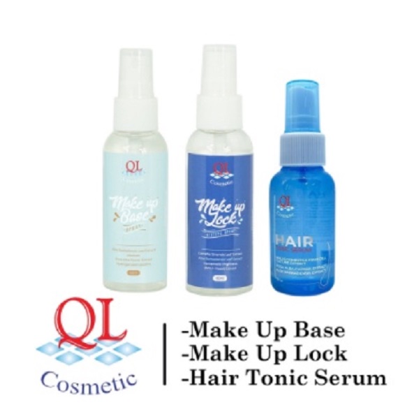 QL Make Up Spray &amp; Hair Tonic Serum Make Up Lock Make Up Base Hair Serum (BPOM) (VC)