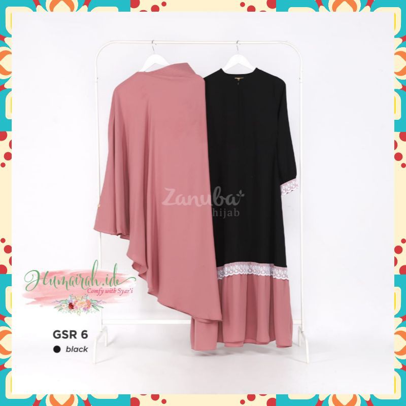 Zanuba Gamis Set Renda