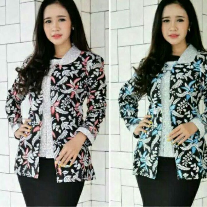 Atasan batik wanita/Blouse batik motif blarak model bolero