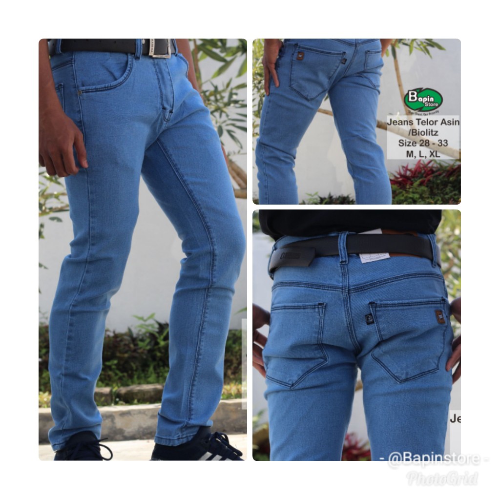  CELANA  JEANS SOBEK  LUTUT BIOBLITZ LEVIS  SOBEK  SKINNY 