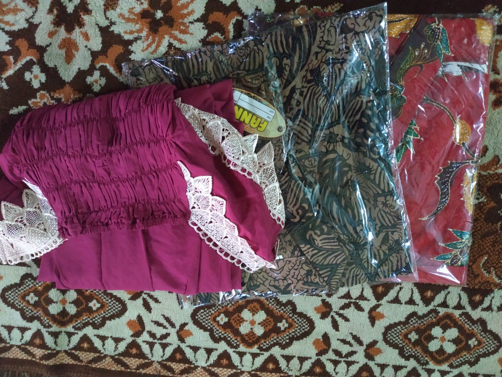 (bisa Cod) Promo Batik Kerja Hem Pendek Kemeja Batik