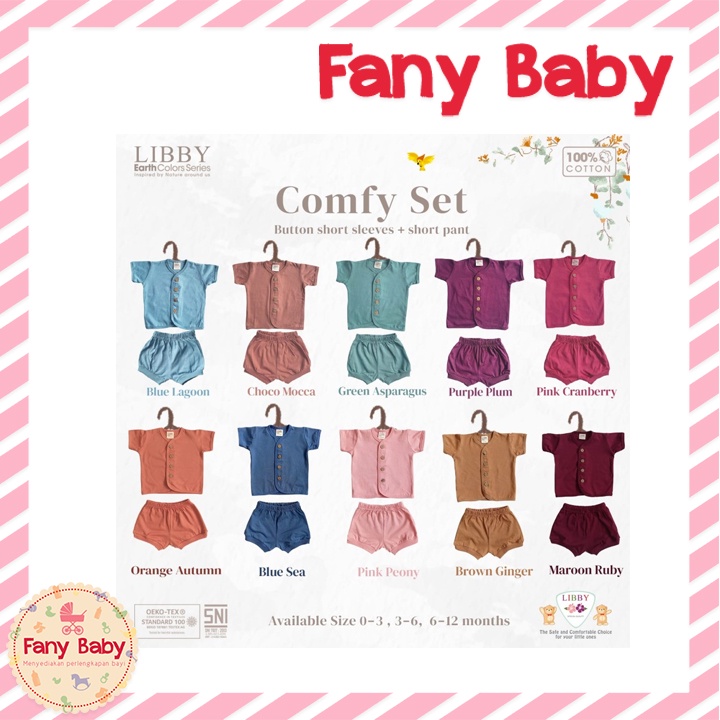 LIBBY EARTH COMFY SET 2 SERIES PENDEK (NEW)