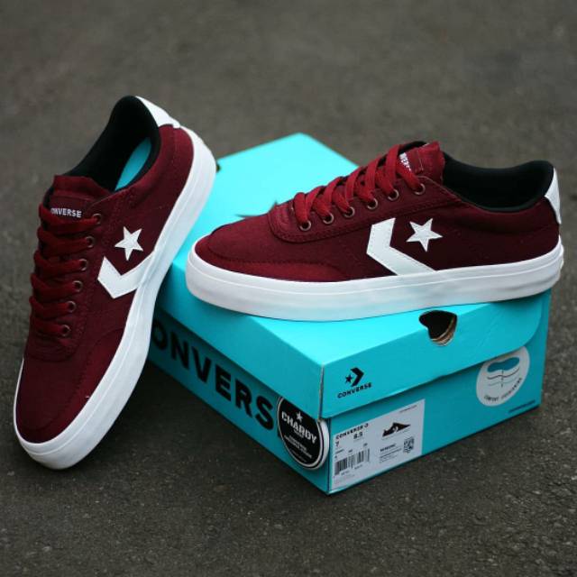 converse courtlandt ox dark burgundy