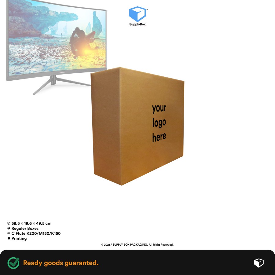 

KARDUS BOX PACKAGING PRINTING 58.5x19.6x49.5 cm | Kardus | Cardboard