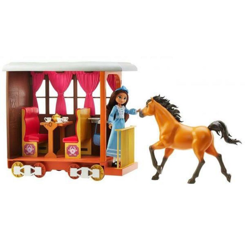 ori original spirit untamed luckys lucky's lucky train home dreamworks dream works doll girl mainan anak bayi perempuan cewek kuda horse boneka kartun cartoon hadiah kado ultah gift set mattel barbie