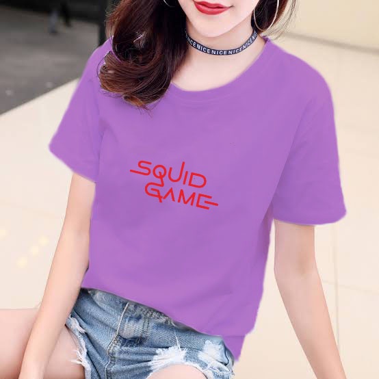 YOURSTYLE1119 - KAOS SQUID GAME BAJU KAOS WANITA DISTRO UNISEX OVERSIZE JUMBO KEKINIAN TERLARIS