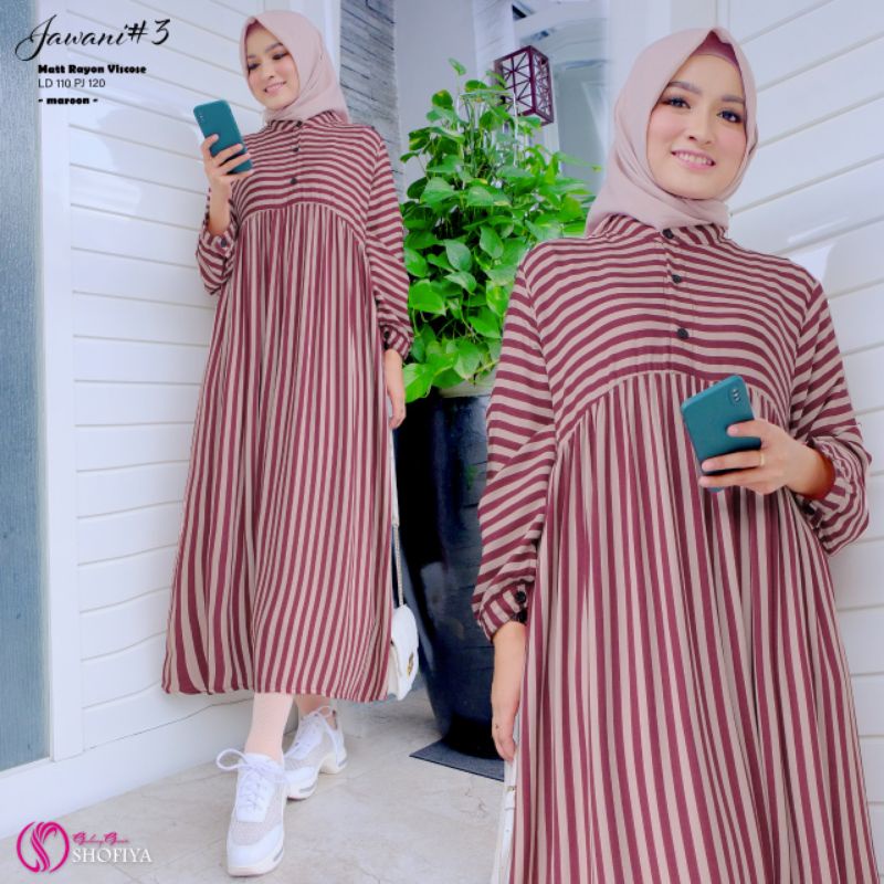 NEW NEW JAWANI#3 Dan JAWANI #4 MIDI DRESS ORIGINAL BY SHOFIYA 100% BEST SELLER