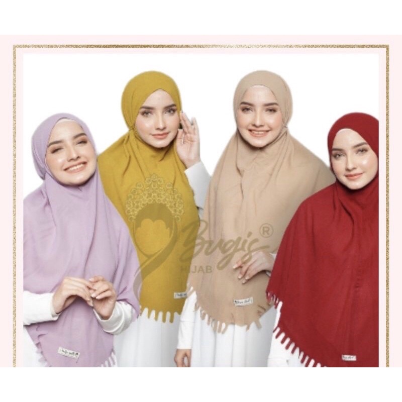 BERGO KARVILLA XXL BERGO MARYAM POLOS BUGIS HIJAB