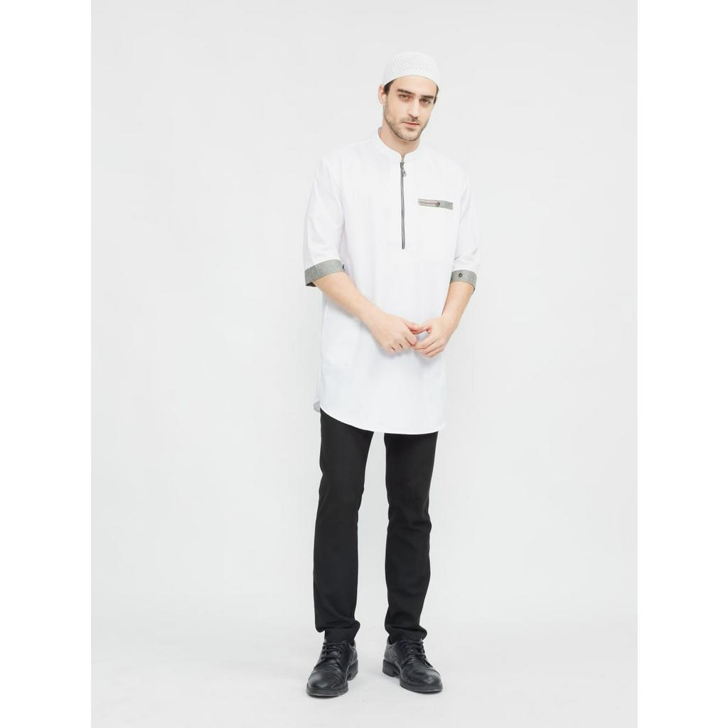 Baju Koko Kurta Pakistan Premium AL Mia BHS Ikhwan Pria Dewasa  Lengan Pendek Ukuran Jumbo 2XL A15