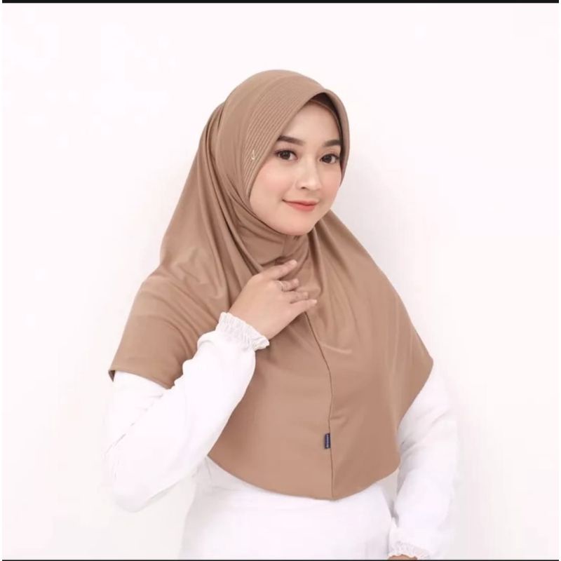 SIMPEL PET // Hijab instan sport // hijab jersey simple premium// Bergo oval // Hijab instan