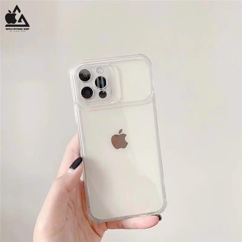 Airbag Case Slide Camera VIVO Y12  Y15  Y17  Y91  Y95  Y12s  Y20  Y20i Softcase Clear Bening Anti Cr