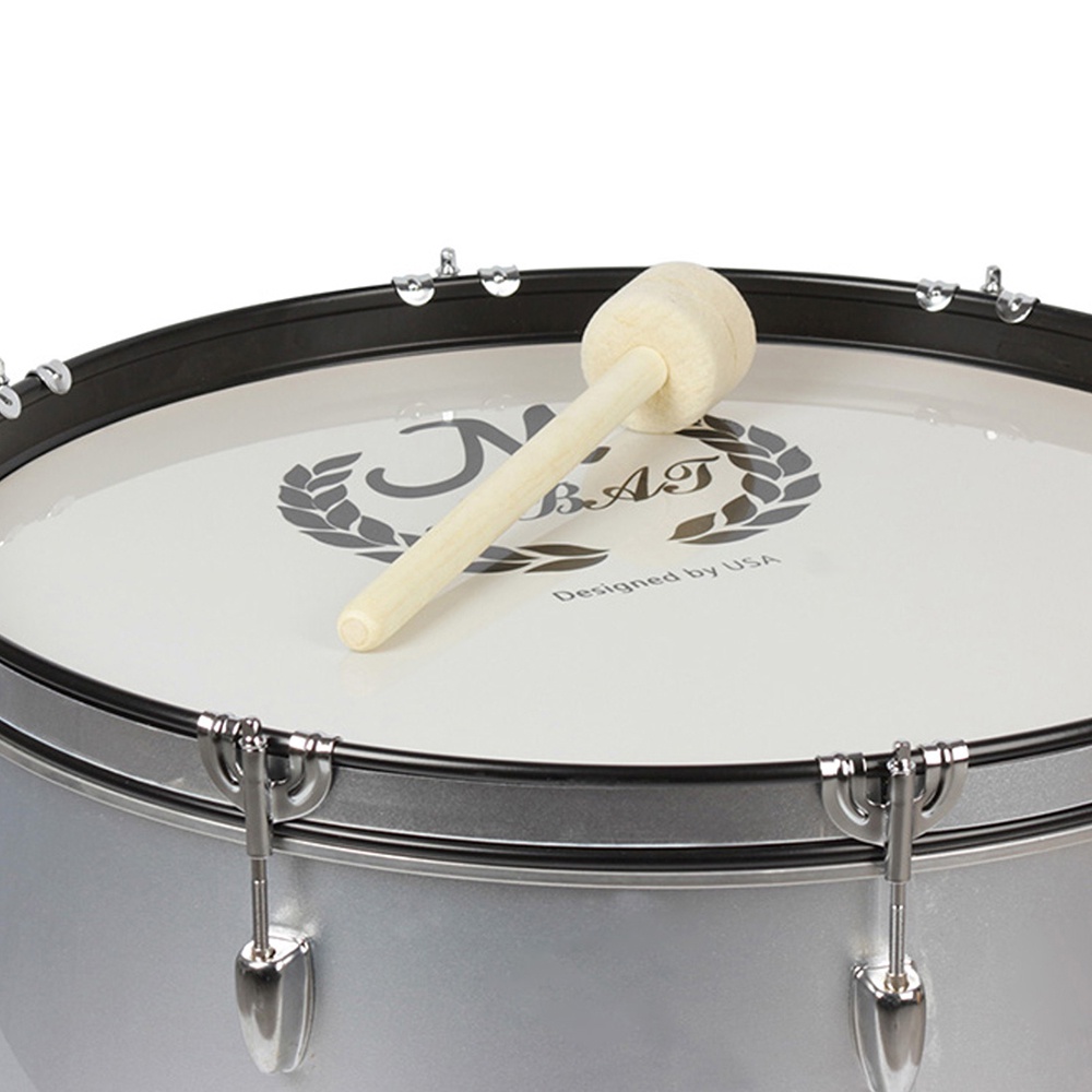 Snare Stik Drum Bass Bahan Kayu Dengan Kepala Wol Felt Tahan Lama