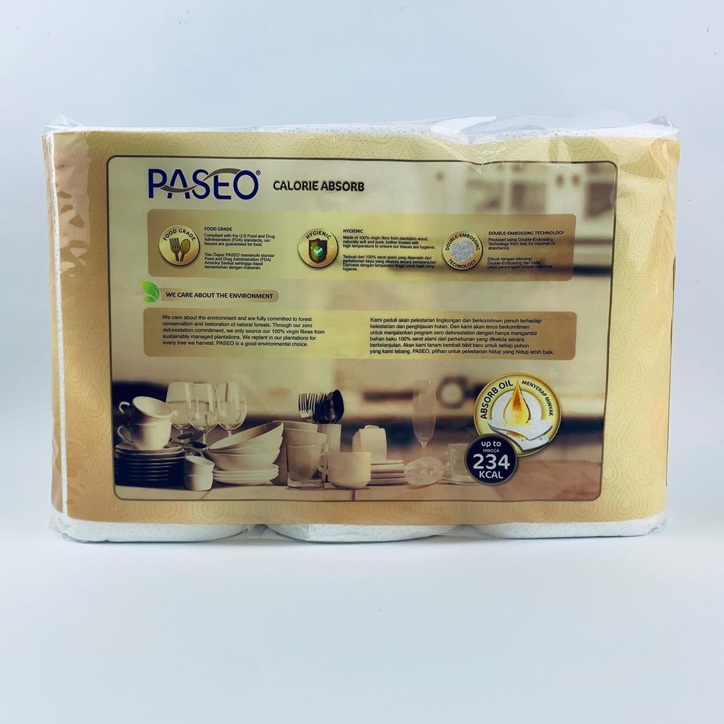 Paseo / Tisu dapur / 3 rols 70 sheets