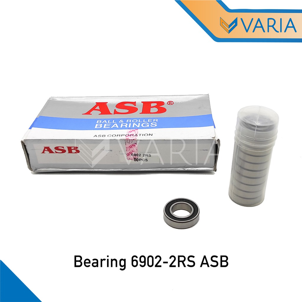 Bearing / Laher 6902 2RS Tutup Karet Double ASB