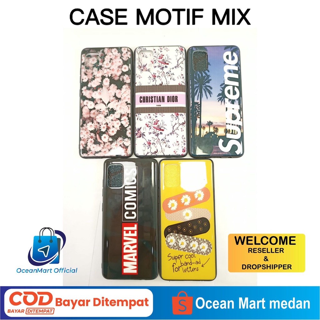 Case HP Motif Mix Samsung A31 A51 A71 Softcase Handphone Aneka Gambar Aksesoris Handphone HP OCEANMART OCEAN MART Murah Grosir