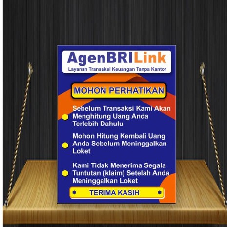 stiker etalase bri link custom