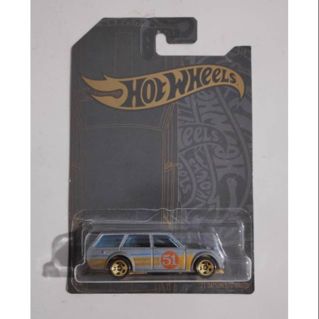 Hot Wheels Datsun 510 Bluebird Satin and Gold