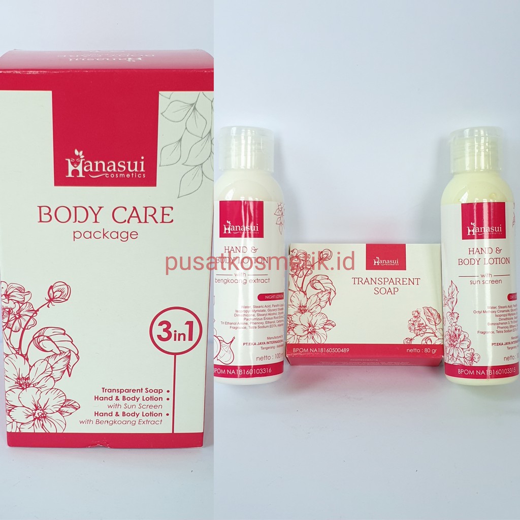 Paket Body HN Hanasui Original Bpom | Shopee Indonesia