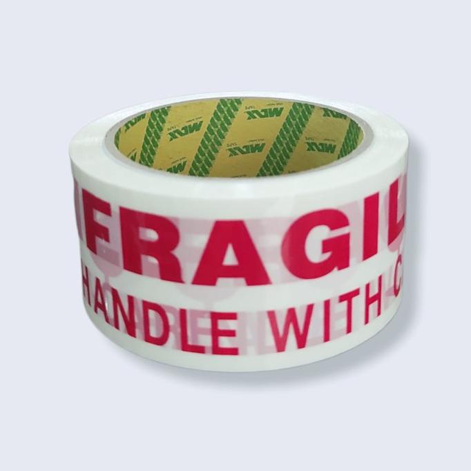 

Lakban / isolasi FRAGILE MAX Tape 48 x 100 yard 1 dus