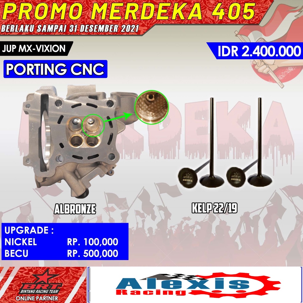 Super Head BRT Jupiter MX VIXION Porting CNC