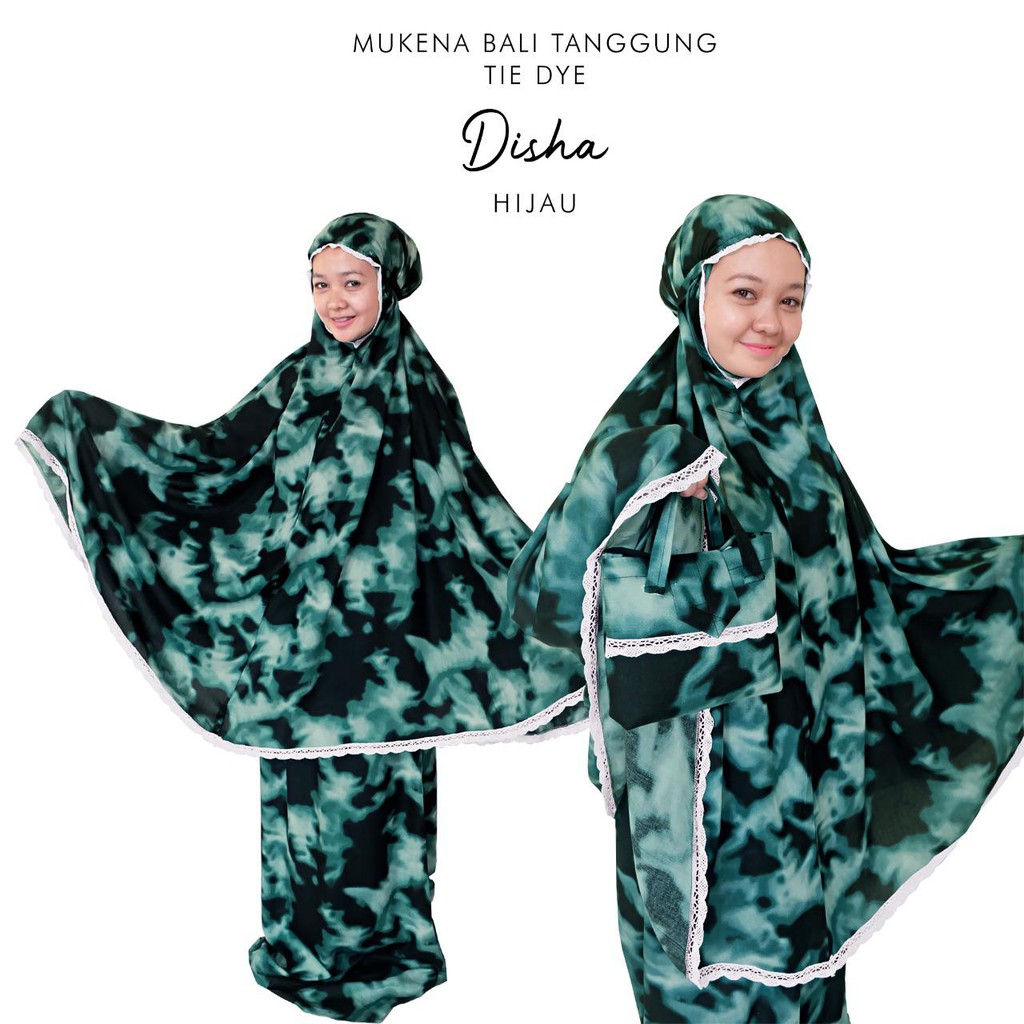 PUSAT MUKENA TASIK - MUKENA ANAK BALI TANGGUNG TIE DYE DISHA