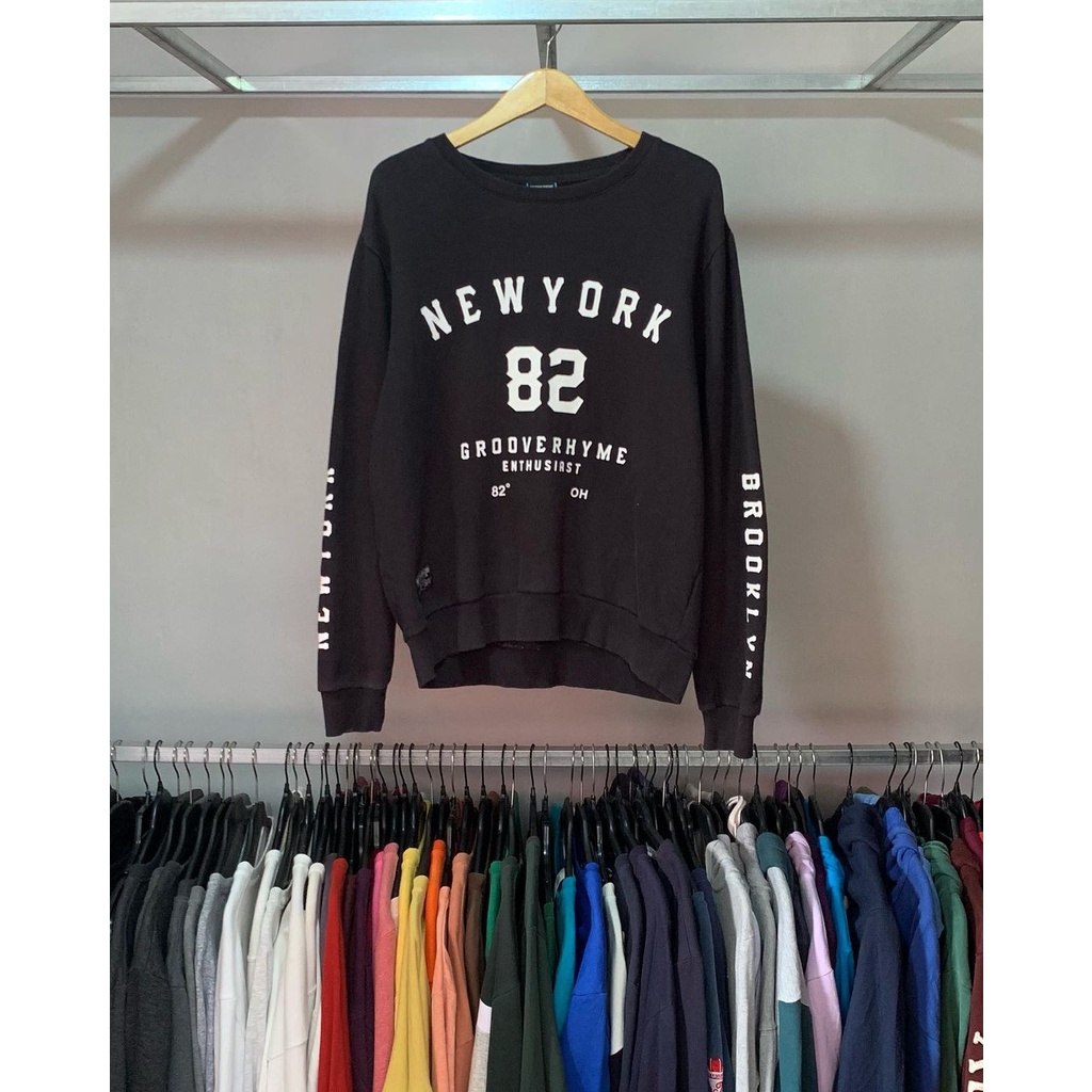 Groove Rhyme Crewneck Second Original